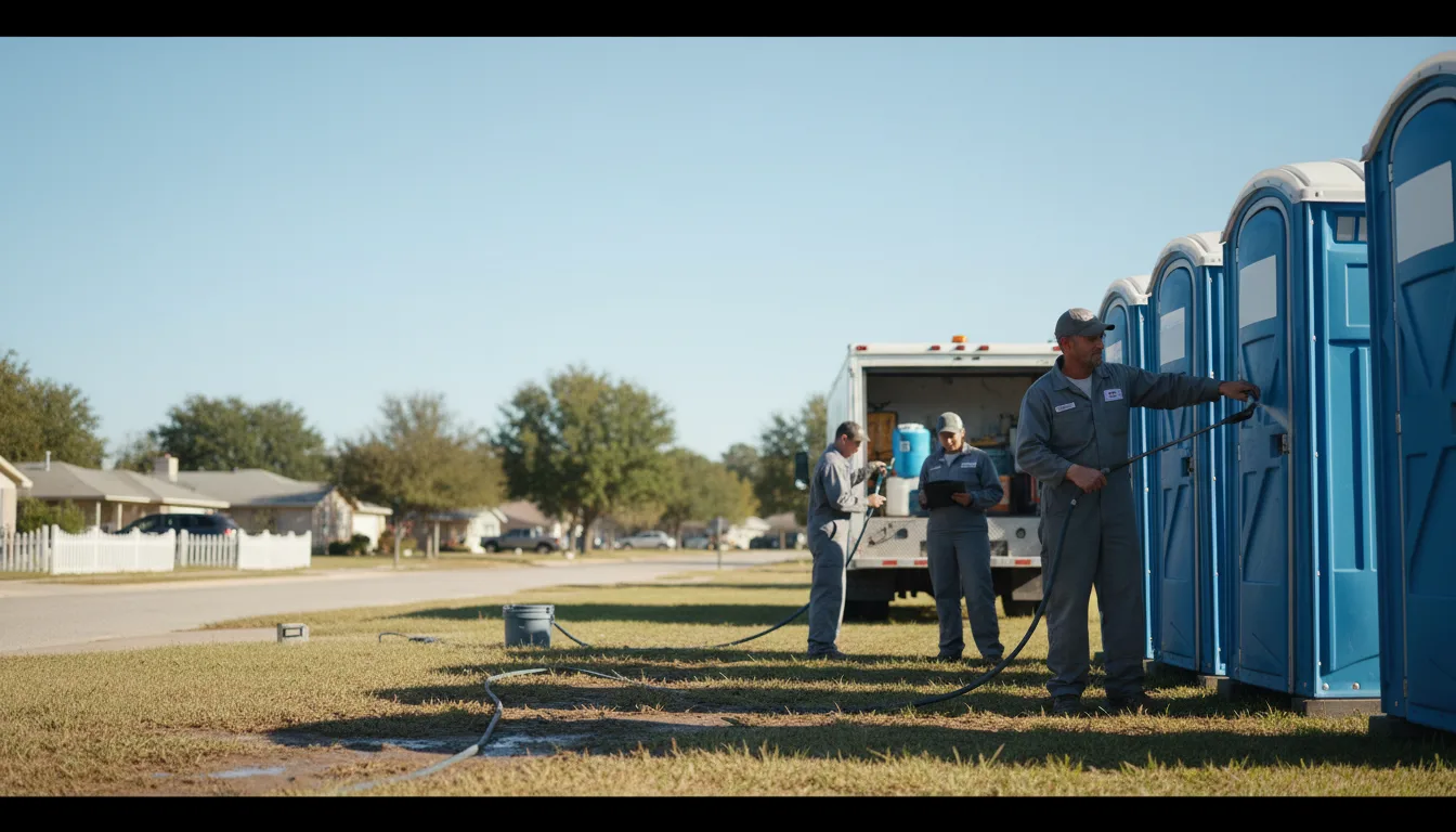 Long-Term Portable Toilet Rental in Mertens, TX near me